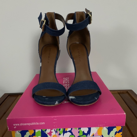 Denim, Dark Blue Heel - Picture 2 of 3